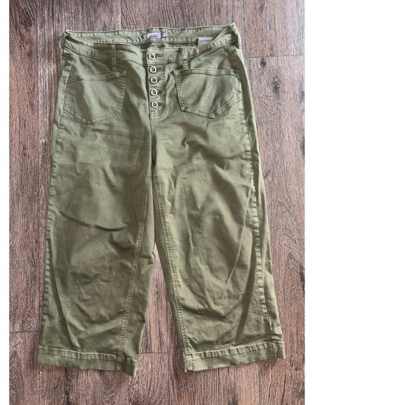 Torrid size 14 olive green pants - Picture 1 of 8